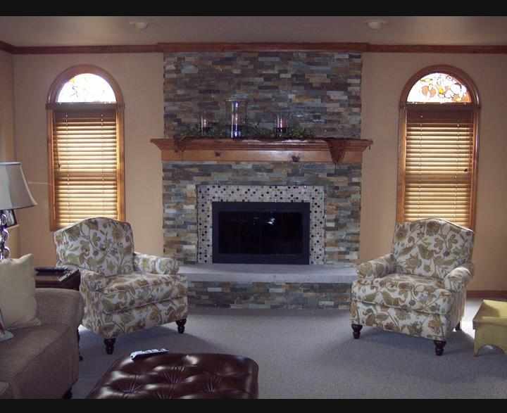 Stackstone Fireplace - Full, Naperville - JW Construction & Design Studio Services